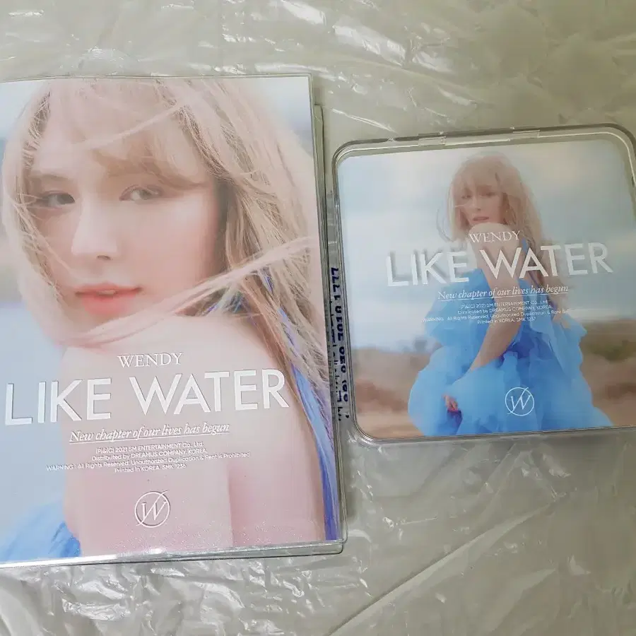 레드벨벳웬디LikeWater솔로앨범포카엽서접지포스터급처양도판매 2