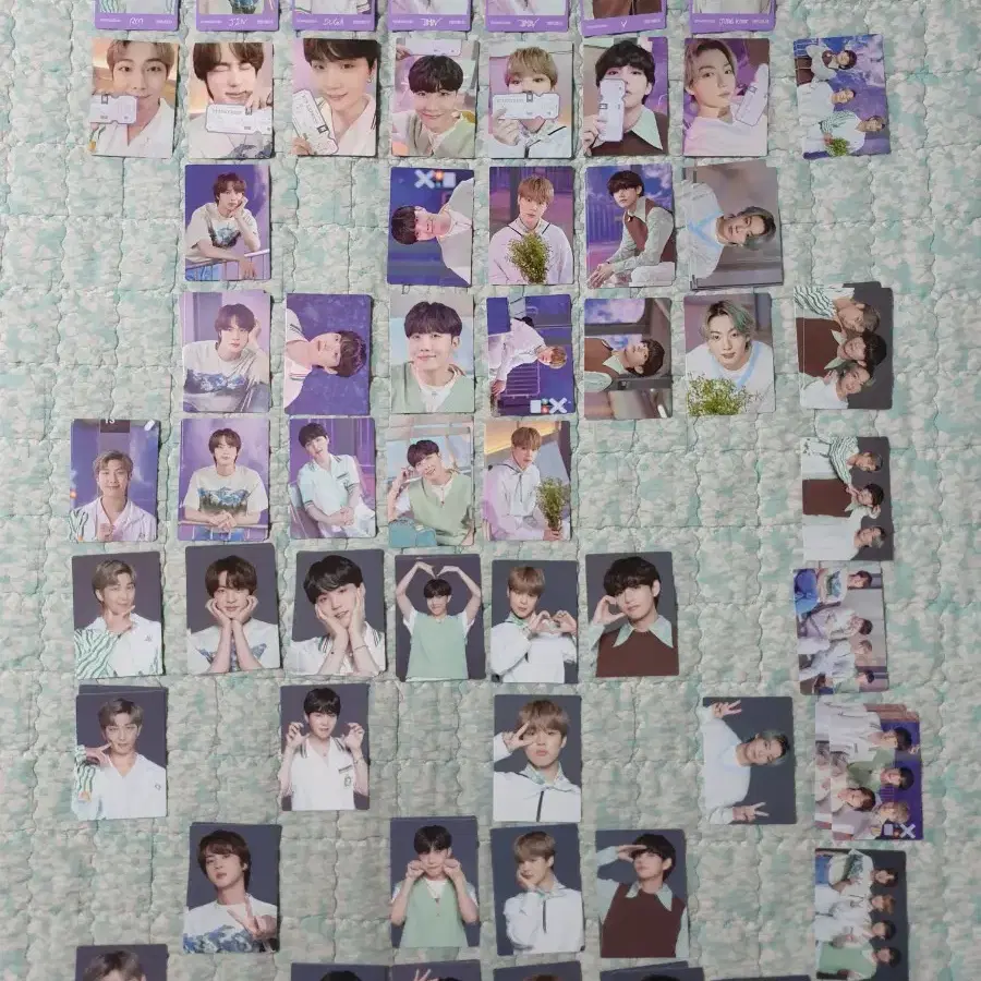 방탄 달마중윷 소우주굿즈 파자마 잔 스티커 바인더 포카교환 6