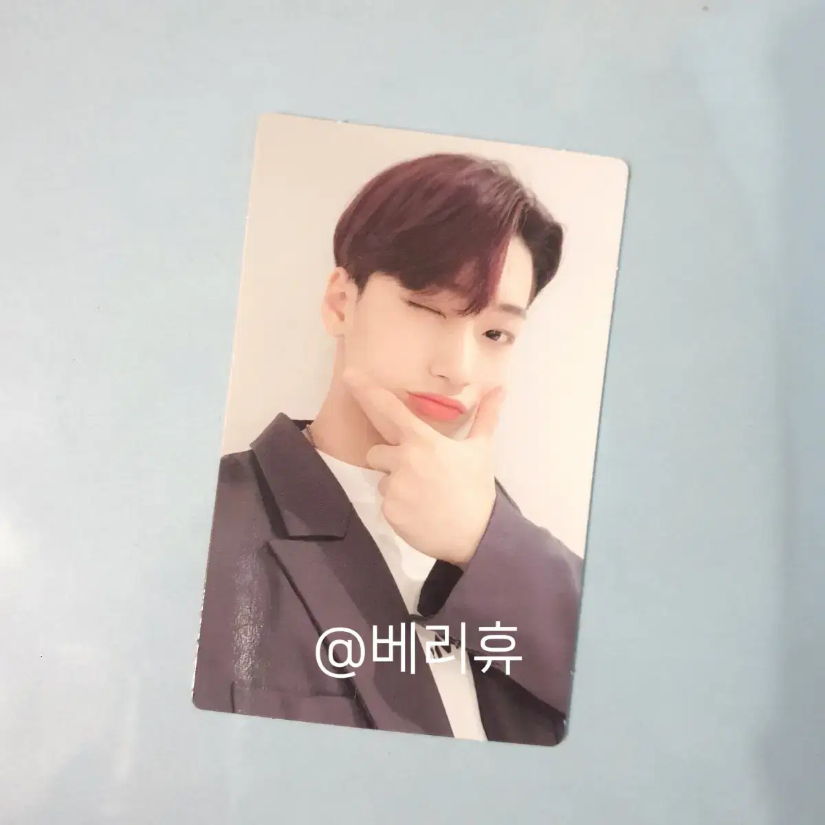 에이티즈 산 최산 파자마 생일 엠디 포카 1