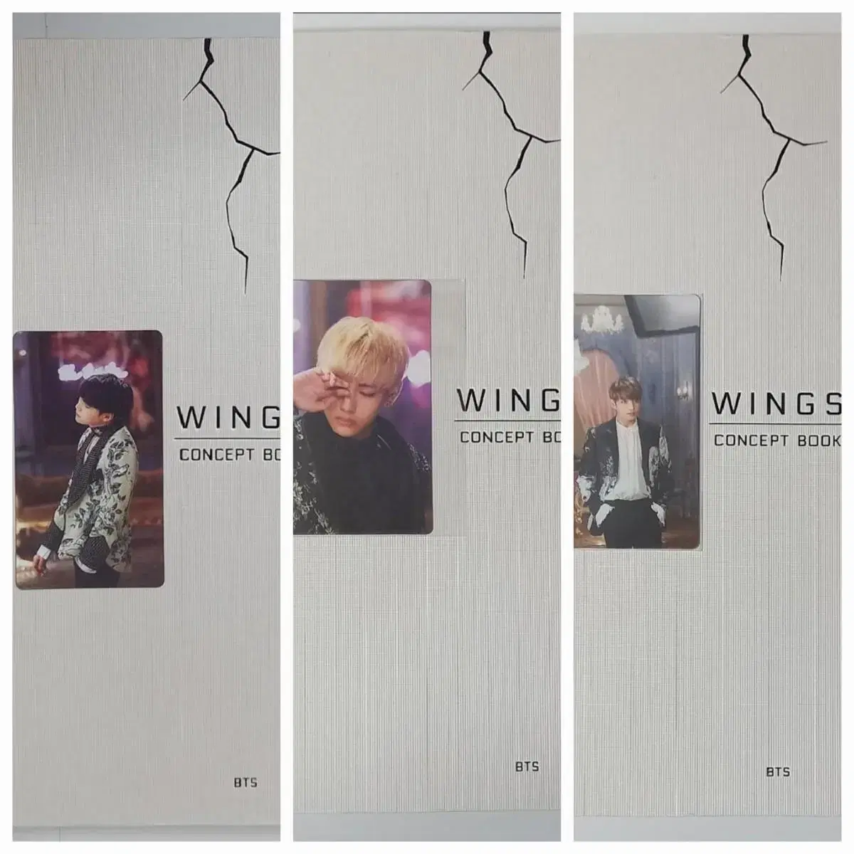 방탄 BTS 윙즈 컨셉북(포카X) 12