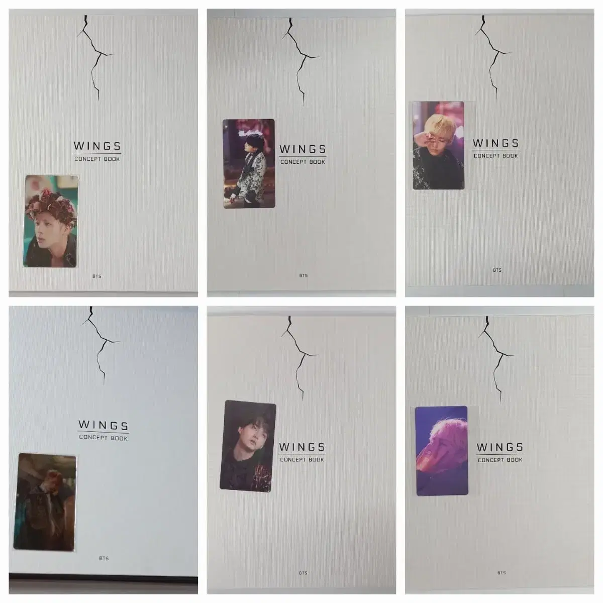 방탄 BTS 윙즈 컨셉북(포카X) 5
