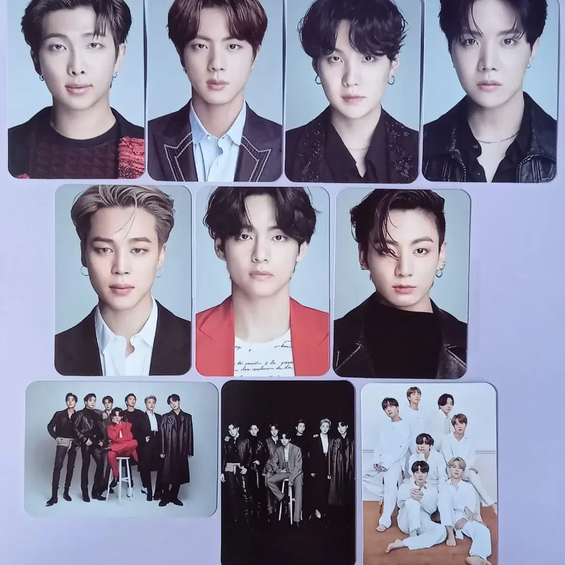 방탄 BTS 21 디아이콘 단체버전 포카 분할