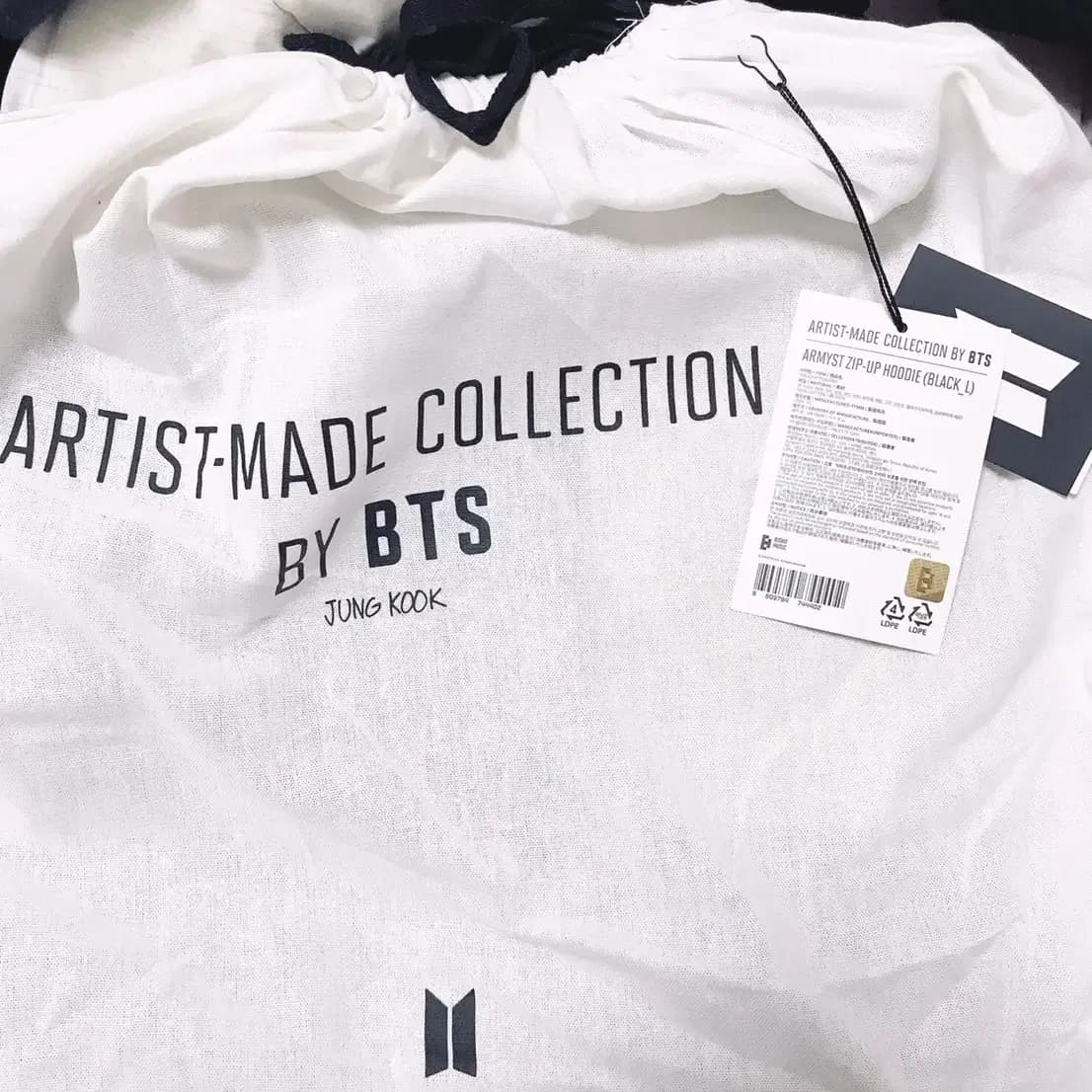 방탄소년단 정국 후드 집업 방탄 포카 2