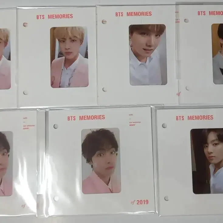 방탄 BTS 19 메모리즈 블레 포카 멤버별
