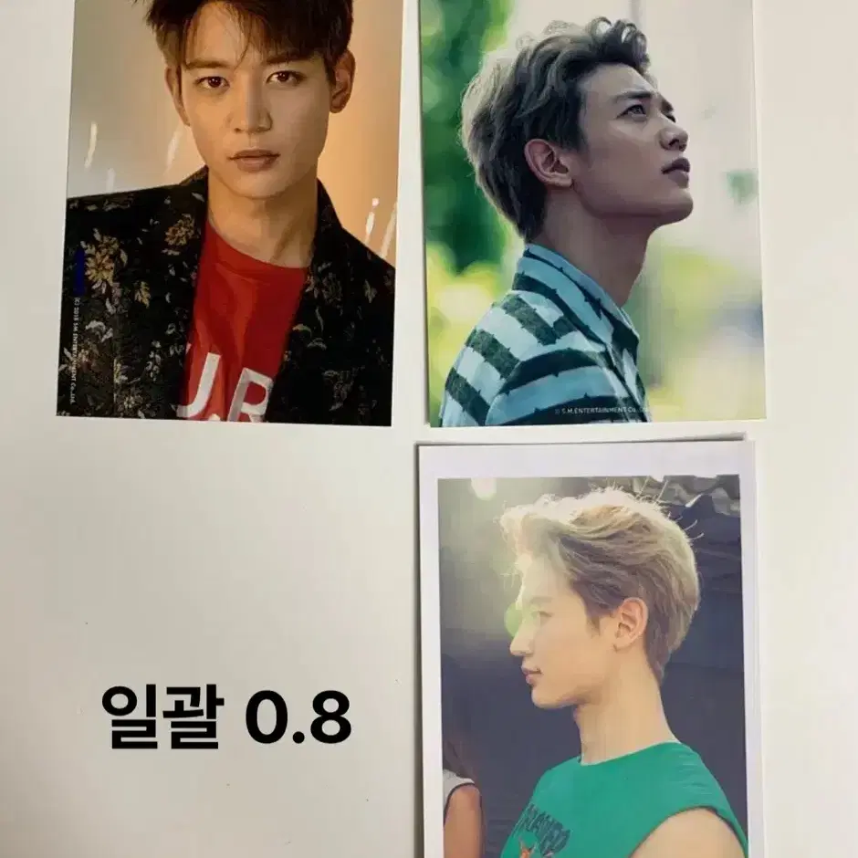 샤이니 민호 포카(솔로,단체)+굿즈 등 2