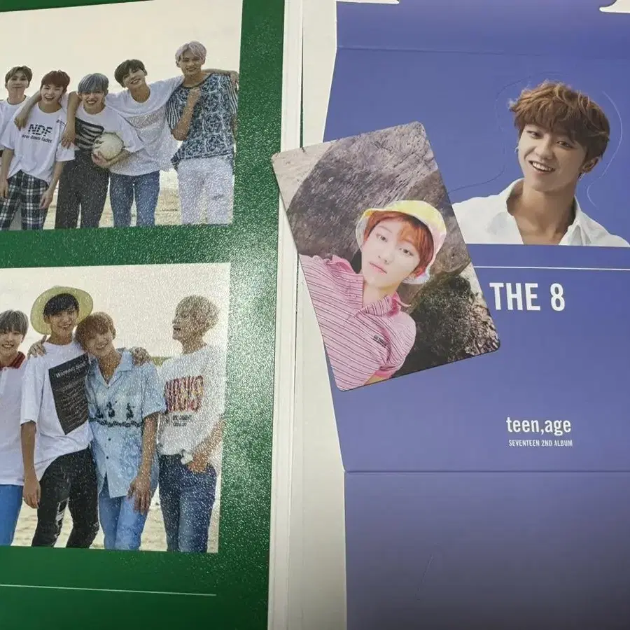 세븐틴 틴에이지 박수 그린 교환 디에잇 명호 포카 3