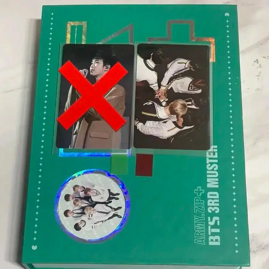 방탄 BTS 머스터 3기 DVD 포카 단체 포함 풀셋 (머삼터)