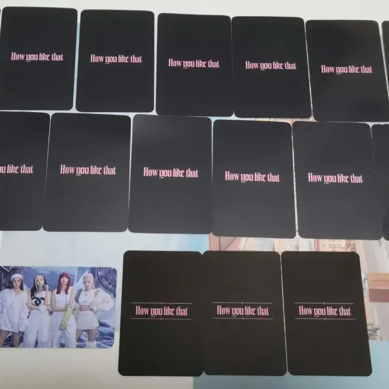 블랙핑크 HOW YOU LIKE THAT 공식 특전 포토카드 포카 2