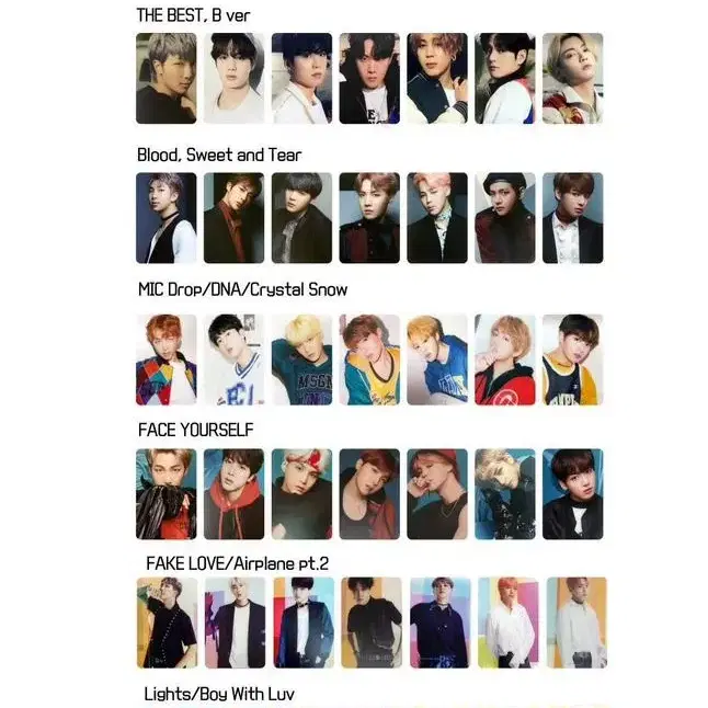 방탄소년단 일본 앨범 더베스트 특전 포카 포토카드 태형 뷔 양도 2