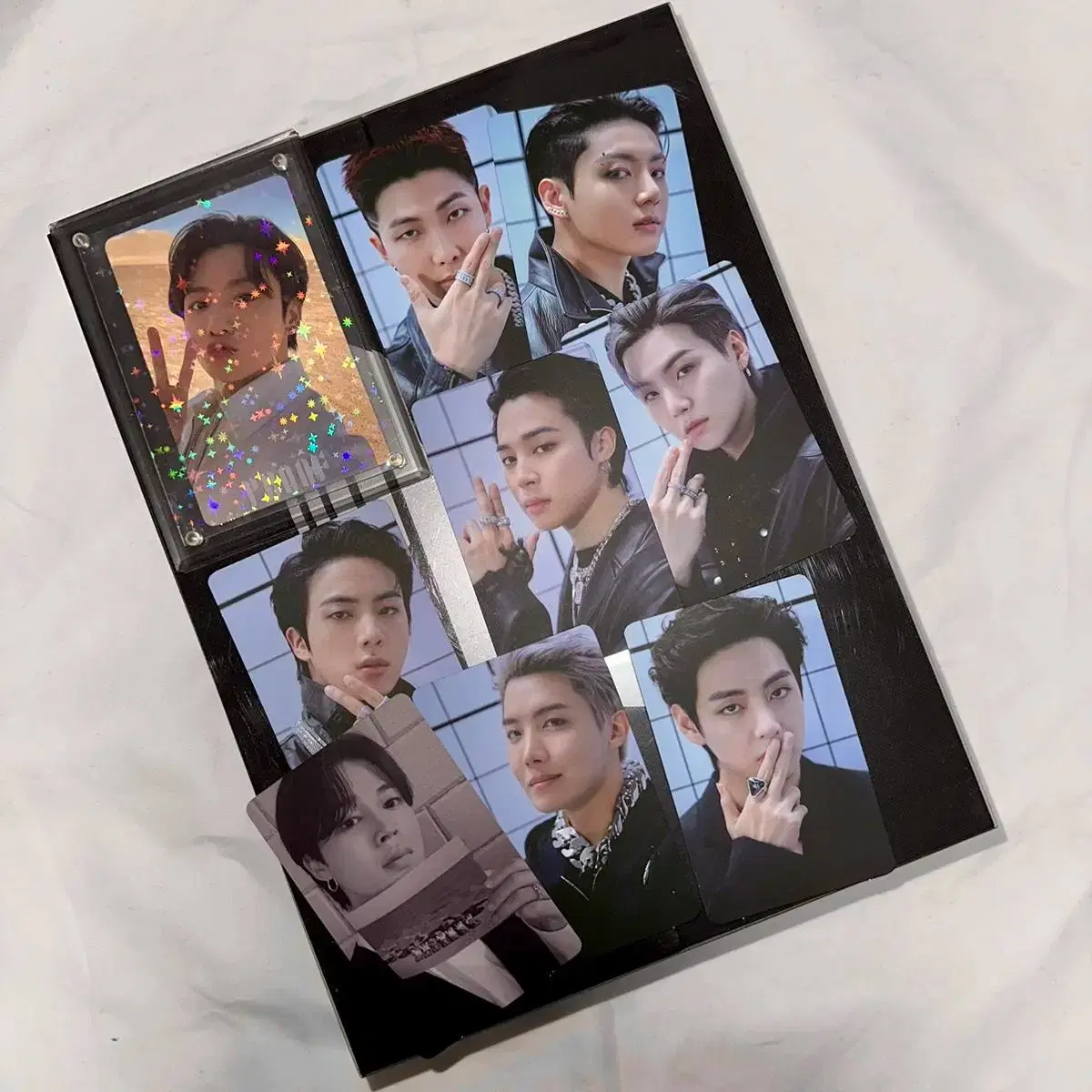 방탄 proof 앨범 풀박 + 지민 포카 + 정국 특전 1