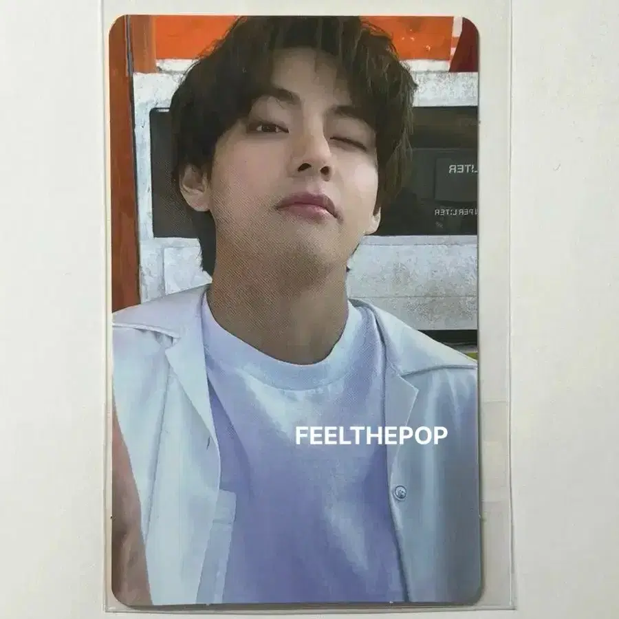 방탄소년단 bts 방탄 버터 뷔 김태형 위버스샵 특전 틴케이스 포카