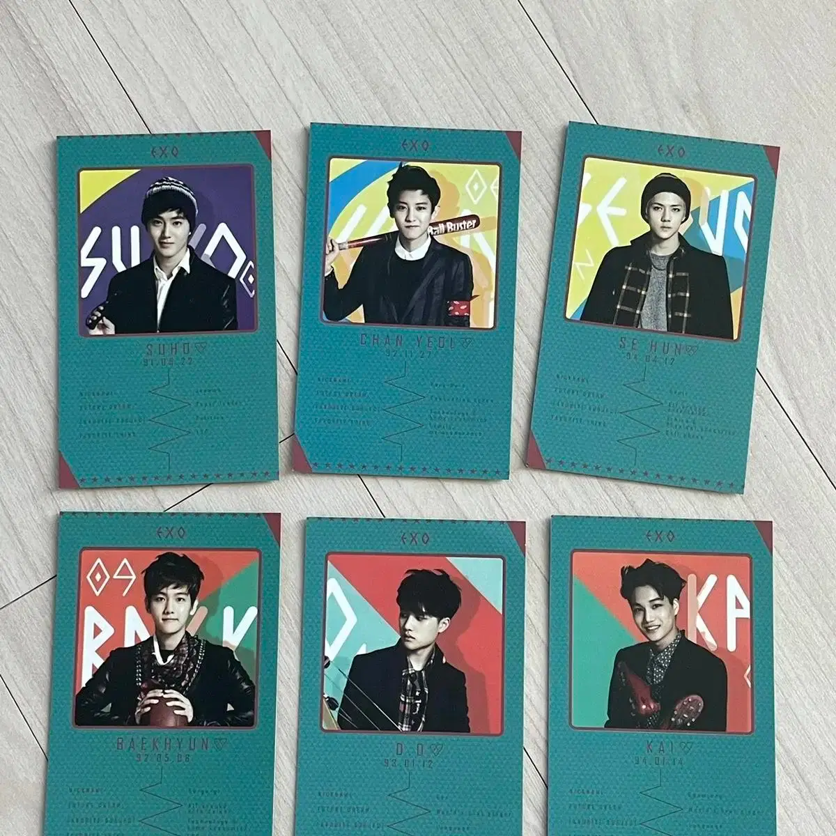 엑소시즌그린팅포카 엑소포카 엑소굿즈 엑소랜봉 도경수포카 디오포카 디오굿즈 2