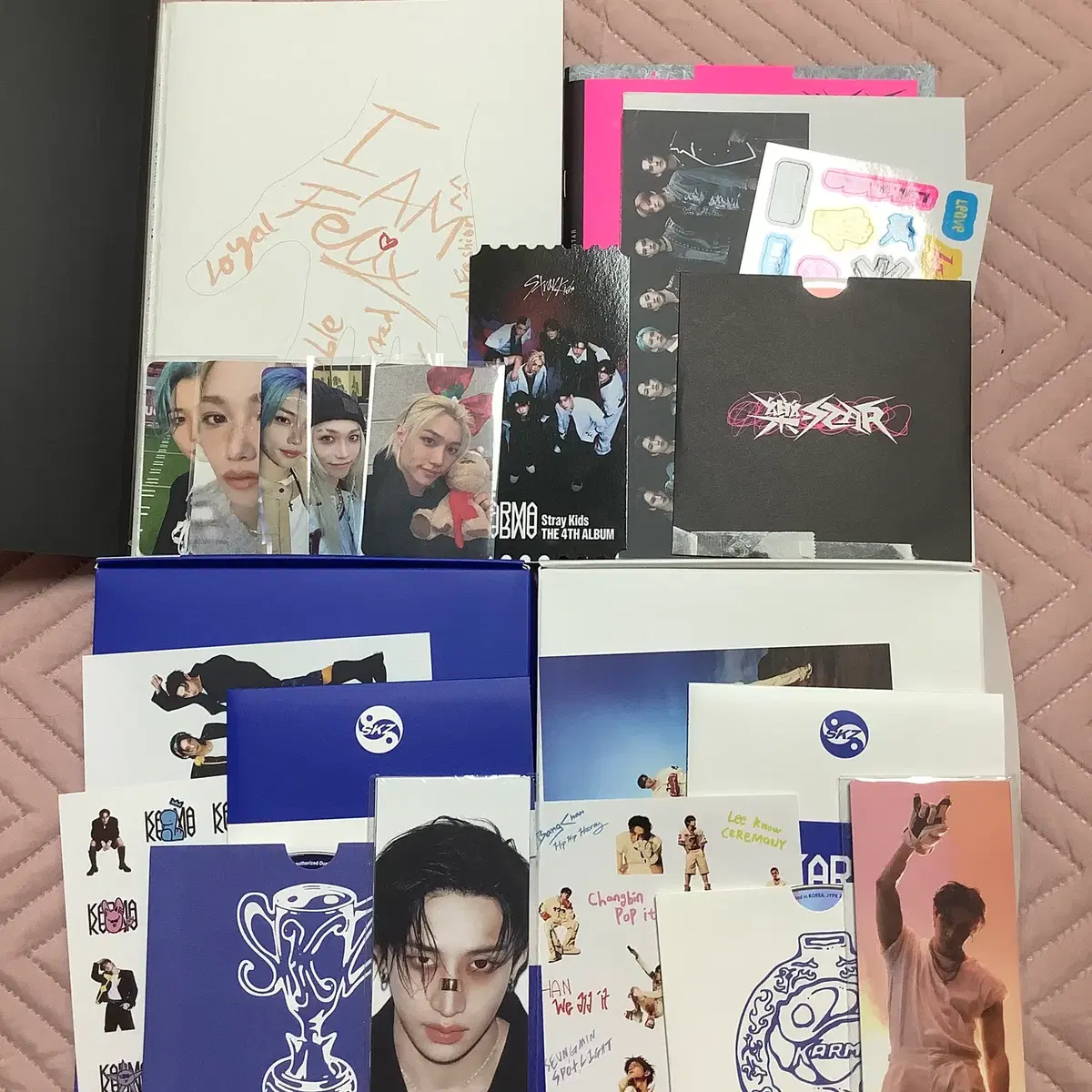스키즈 가요대전 공방 카르마 락 아엠낫 스테이존 특전 필릭스 앨범 포카 2