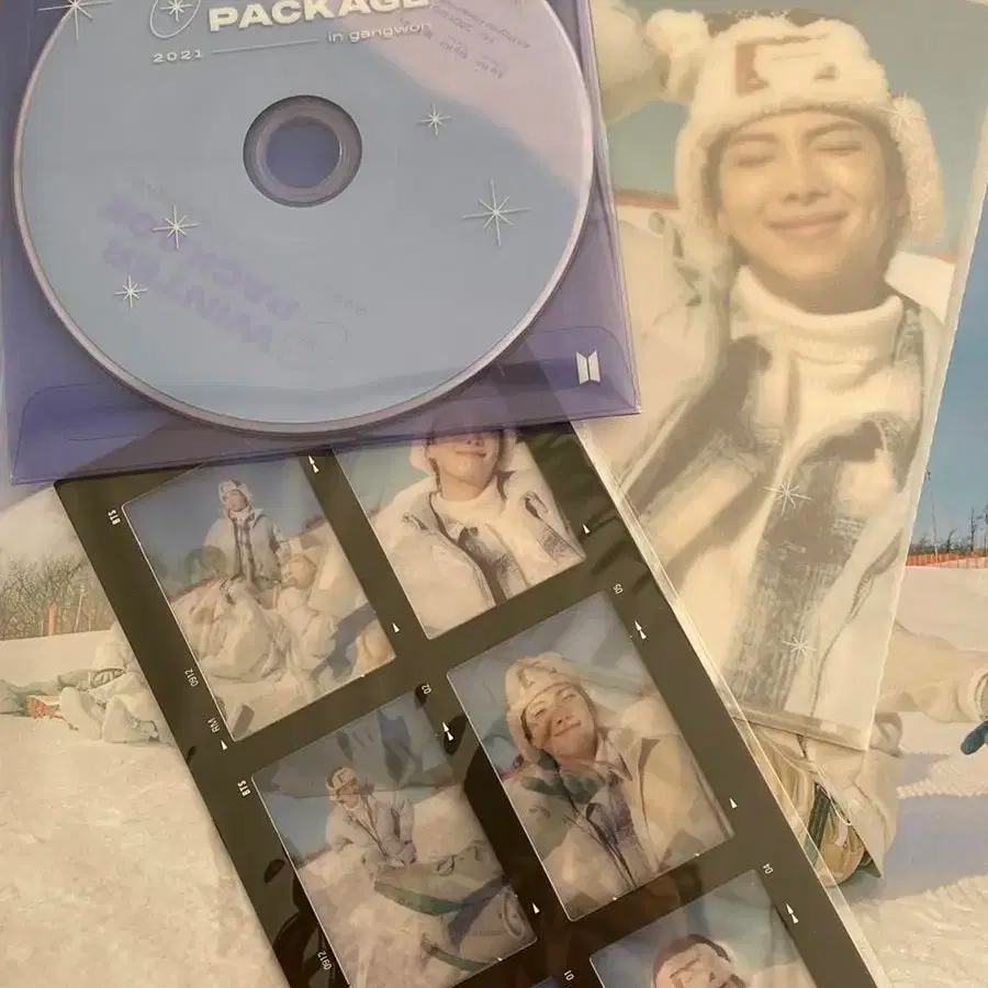 BTS 방탄 윈터패키지 21 랜덤포카 윤기 필름 남준 풀셋 3