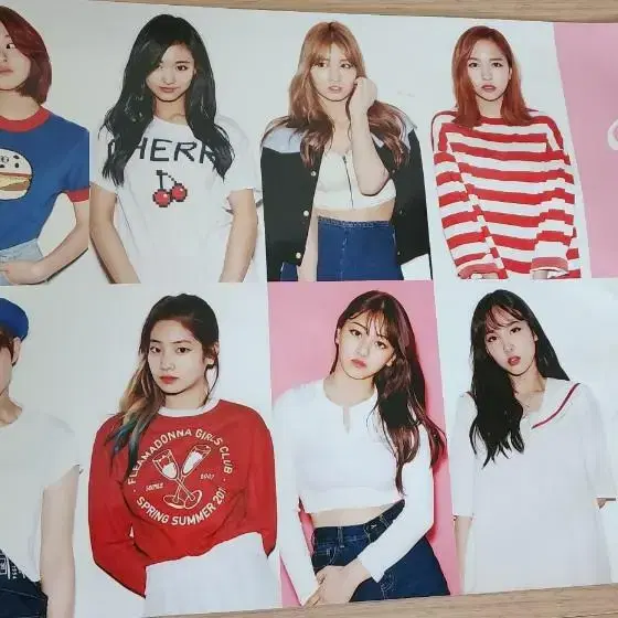 트와이스 포스터,포토카드,노트,스티커 직거래,착불 5