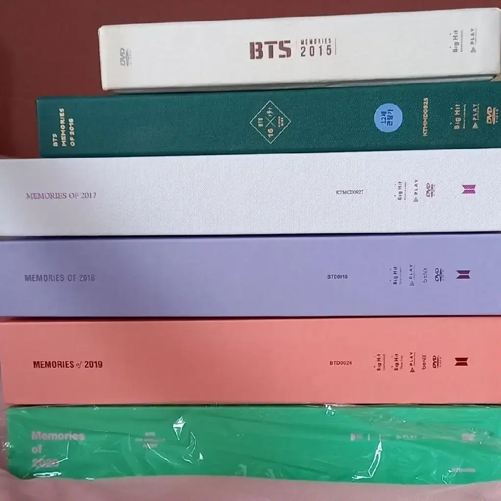 방탄 BTS 15~20 메모리즈 DVD 6권(포카O)