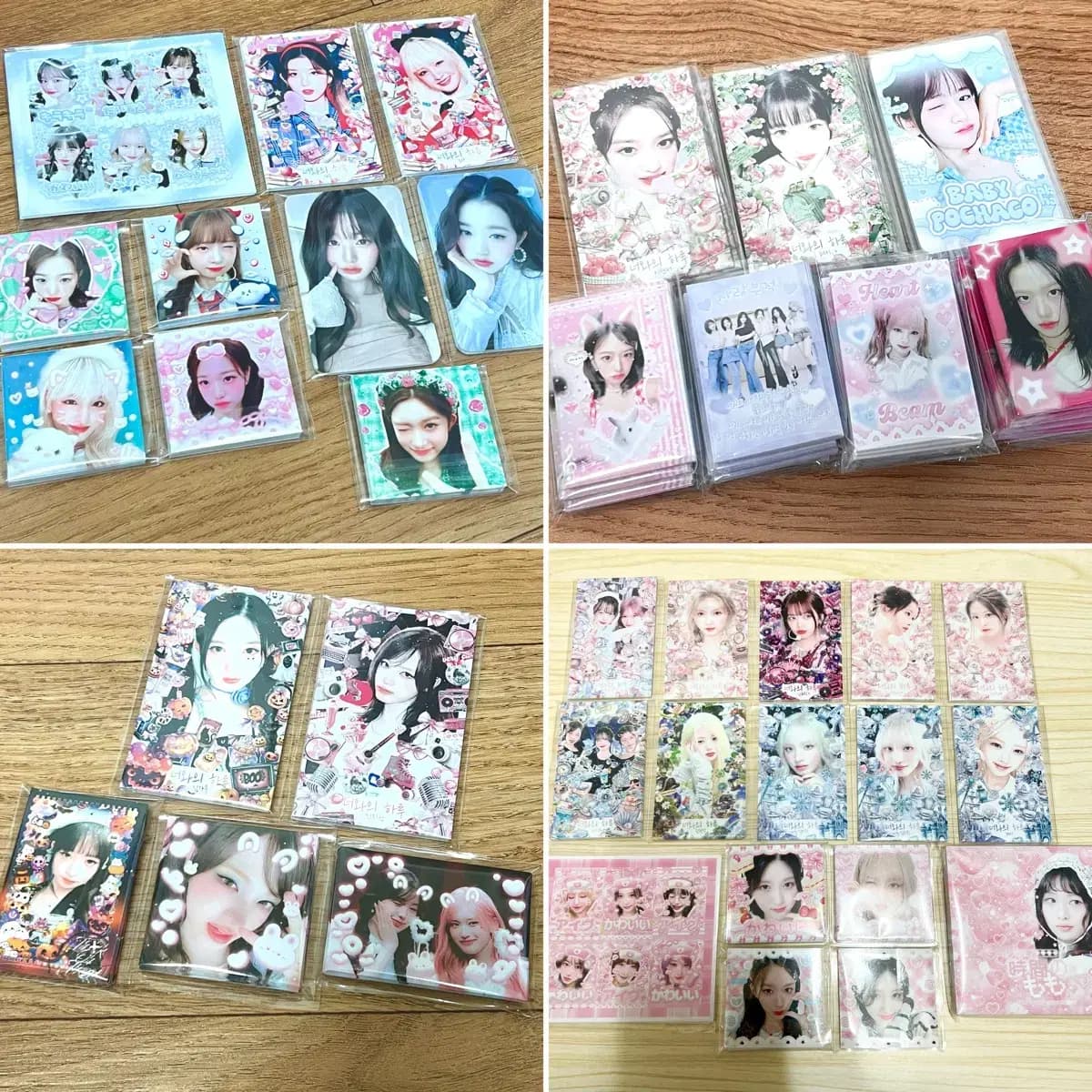 3배 아이브 비공굿 포토카드 도무송 스티커 포카 떡메 프리쿠라 랜박 2