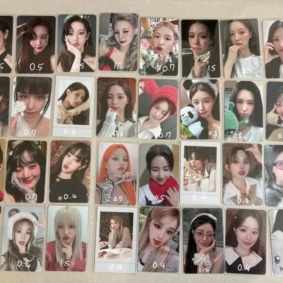 급처)아이들 미연,민니,소연,우기,슈화 포카판매 1