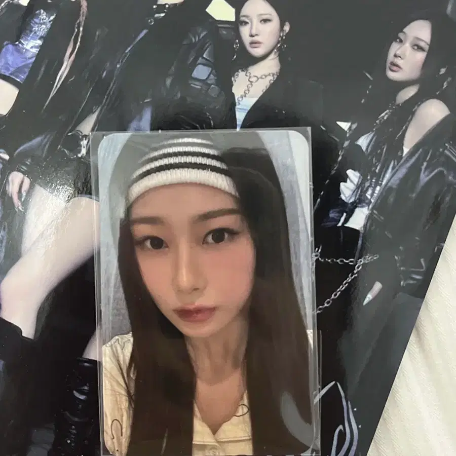 에스파 예사 컴백라이브 지젤 특전 포카 미공포미개봉 1