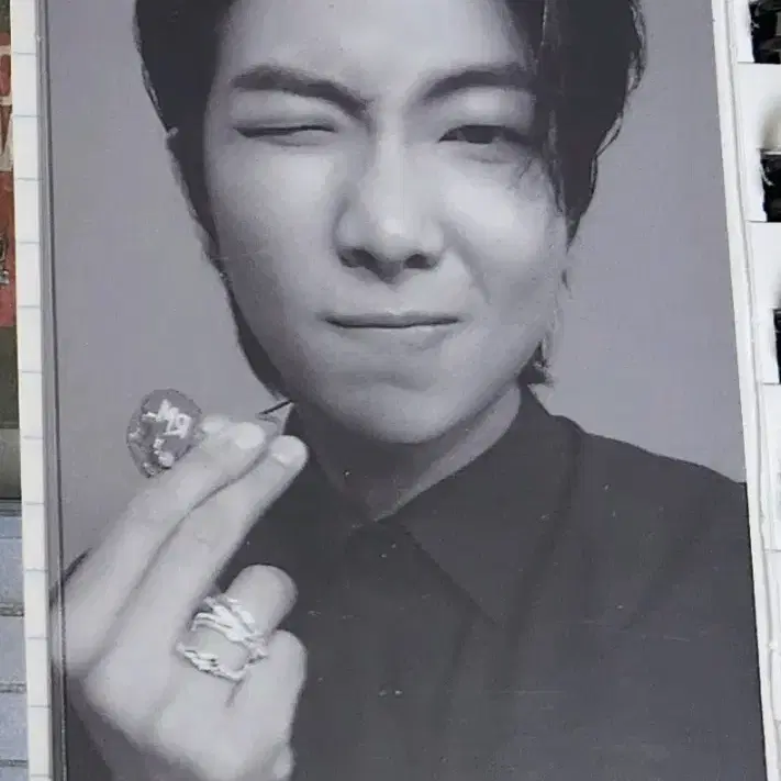 인디고 알엠 위버스 특전 indigo rm poca photocard