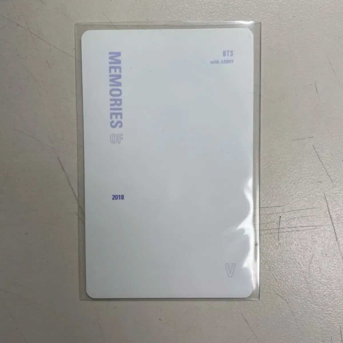 방탄 2018 메모리즈 태형 포카 양도 | 18메모리즈 2