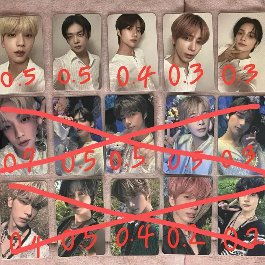 템테이션 럭드 드볼 사웨 엠투유 파스테 투바투 양도 포카 교환 가능