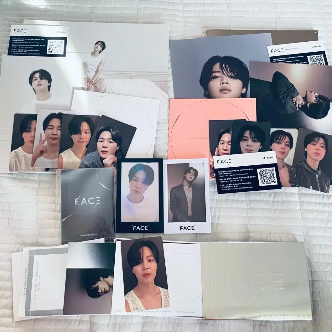 지민 face앨범 (특전, 포카포함)풀셋