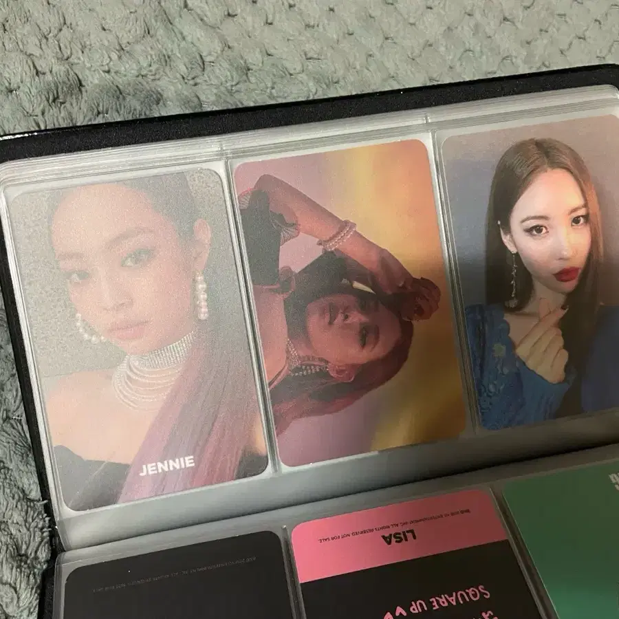 여돌(씨스타, 블랙핑크, 선미) 포카 4