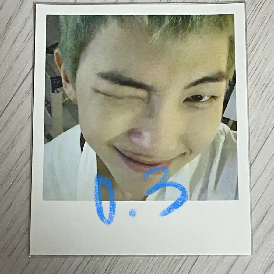 방탄 남준 rm 포카 4