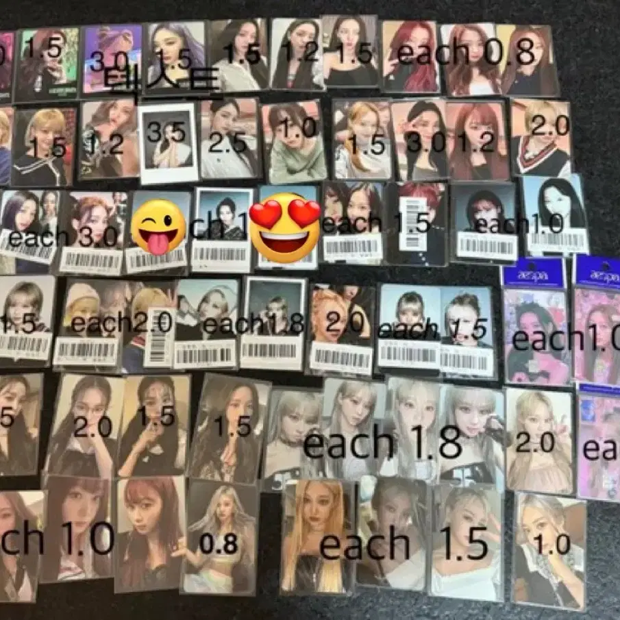 에스파 카리나 윈터 지젤 닝닝 포토카드 포카 미공포 7