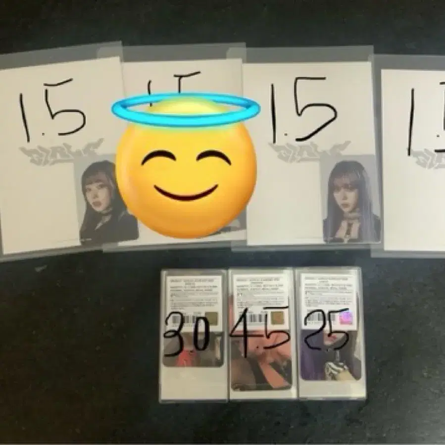 에스파 카리나 윈터 지젤 닝닝 kms 이즈위 중국영통 포카 포토카드 11