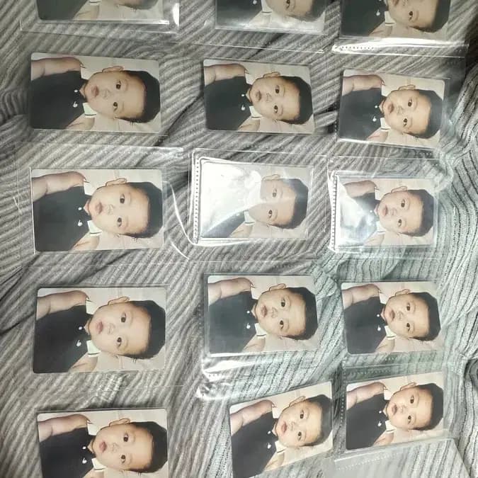 명재현 보넷도 19.99 위버스 앨범 아기포카 15장 무인양품 포카바인더 1