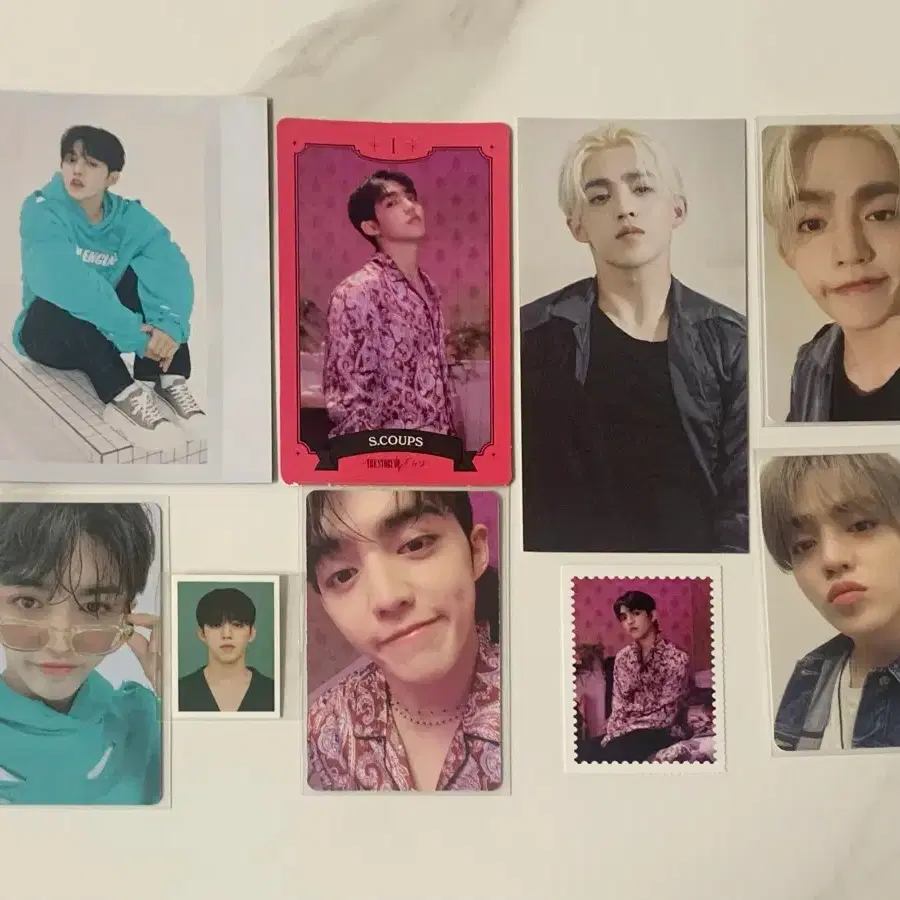 세븐틴 에스쿱스 정한 원우 민규 시그 시즌그리팅 포카 드볼 양도 3