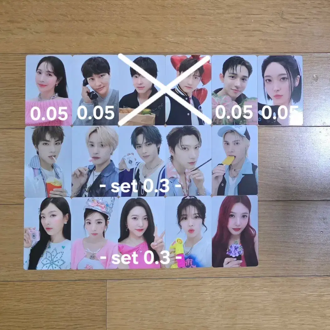 SM 단체 앨범 패밀리 버전 포카 레드벨벳 웨이션브이 wayv 보아 강타