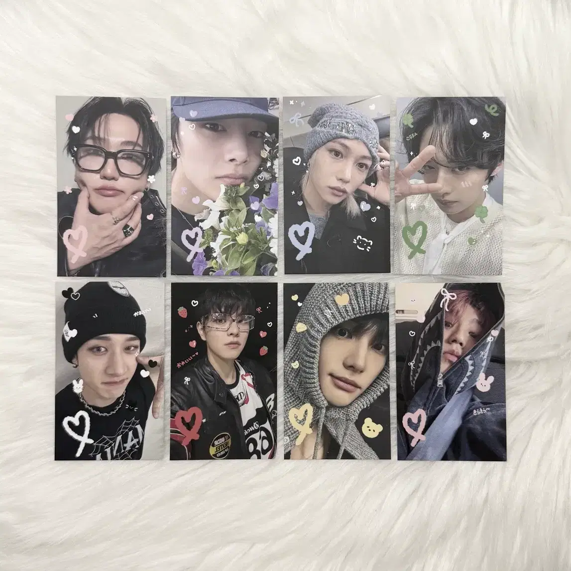 [2배] 스키즈 랜박 비공굿 도무송 포카 스티커 스트레이키즈 SKZ 11