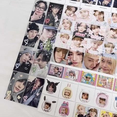 [2배] 스키즈 랜박 비공굿 도무송 포카 스티커 스트레이키즈 SKZ 2