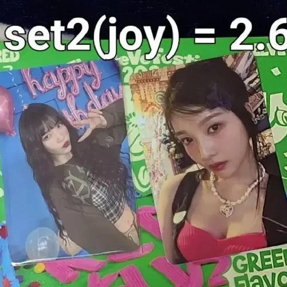 무모샵 조이 미개봉 포카 birthday 레드벨벳 미공포 개봉 앨범
