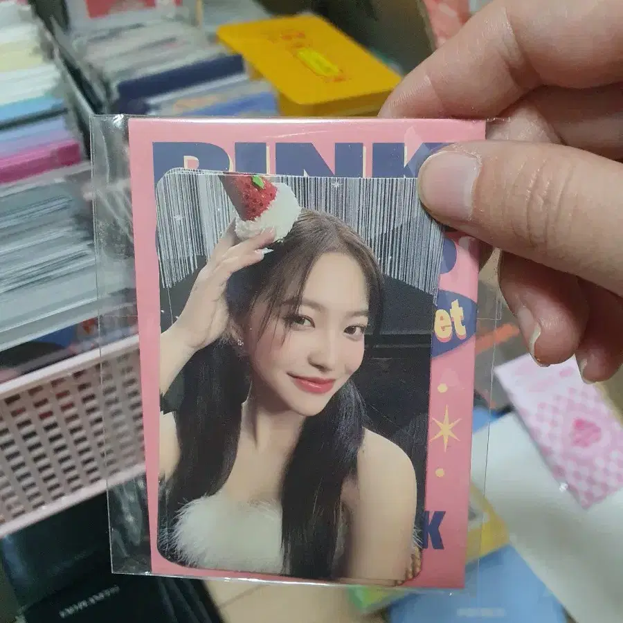 레드벨벳 핑크그리스마스 포카 예리