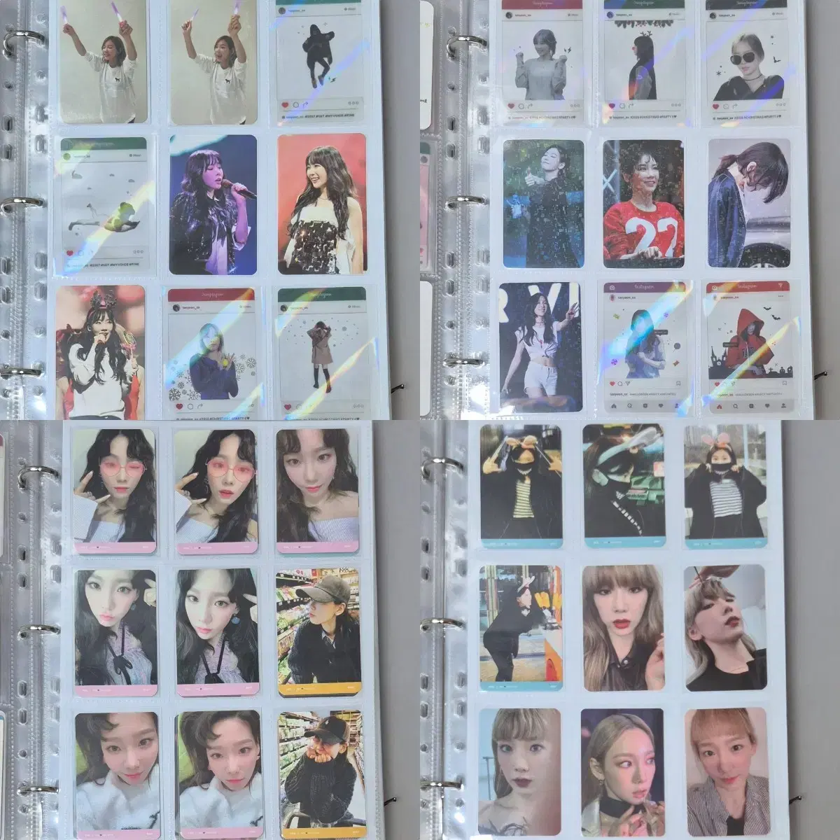소녀시대 태연 포카 70장 공구 TFU 포토카드 투명포카 마보 불티 특전 1