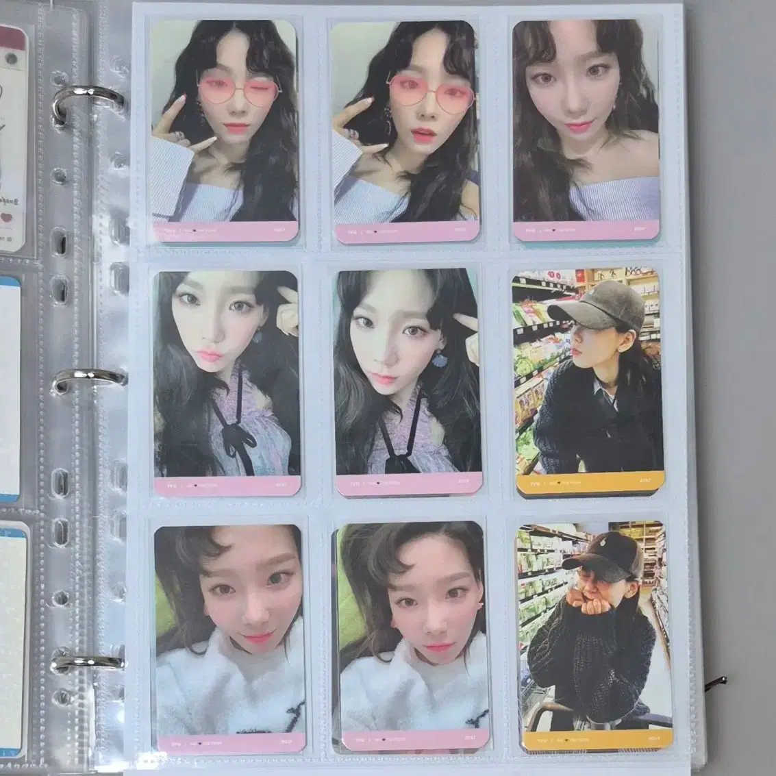 소녀시대 태연 포카 70장 공구 TFU 포토카드 투명포카 마보 불티 특전 5