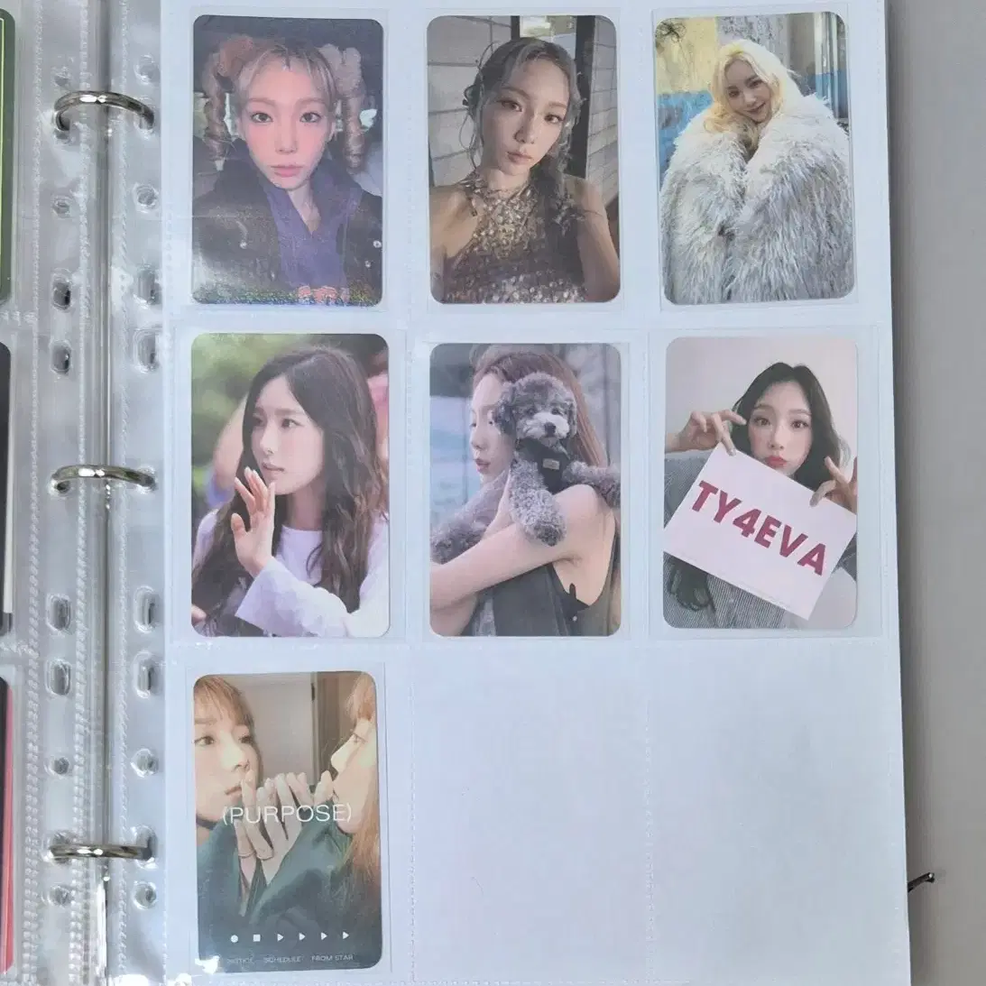소녀시대 태연 포카 70장 공구 TFU 포토카드 투명포카 마보 불티 특전 9