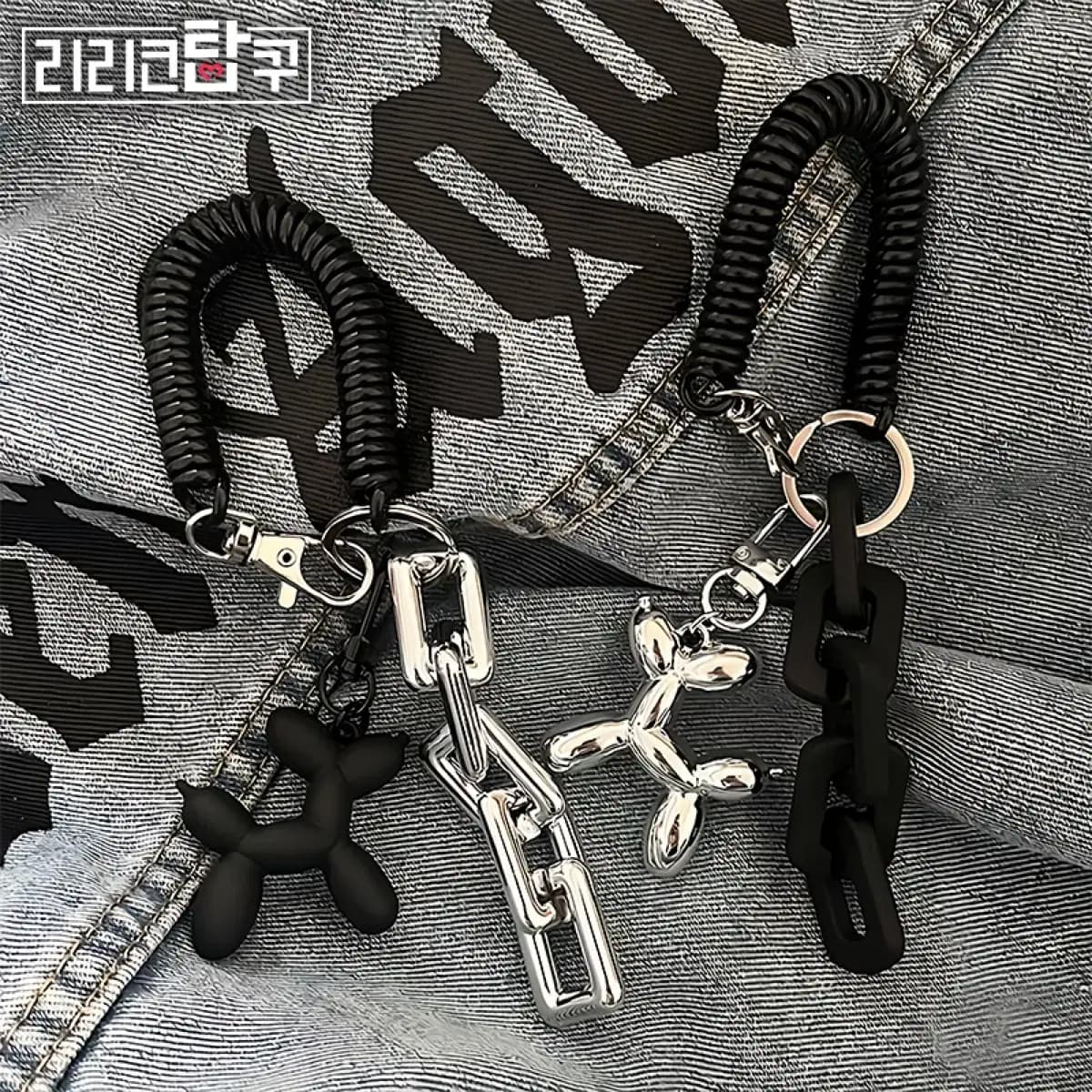 [새해특가] 실버도금빅체인퍼피키링포카탑로더카드홀더 엔위시보넥도코르티스 6