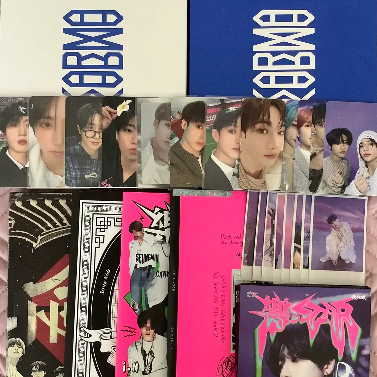 스키즈 한 방찬 앨범 락 특 애플뮤직 위드뮤 스테이존 dvd 미공포 포카