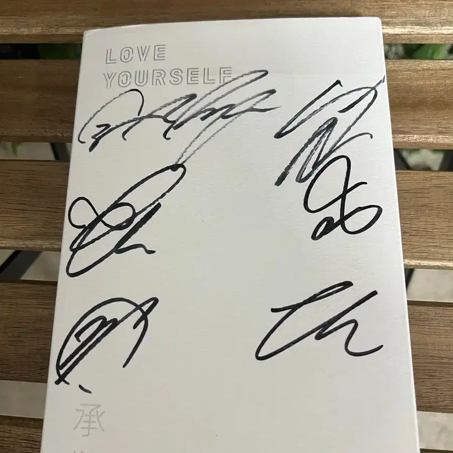 BTS 친필 싸인 앨범 사인 +포토 카드 필름 3
