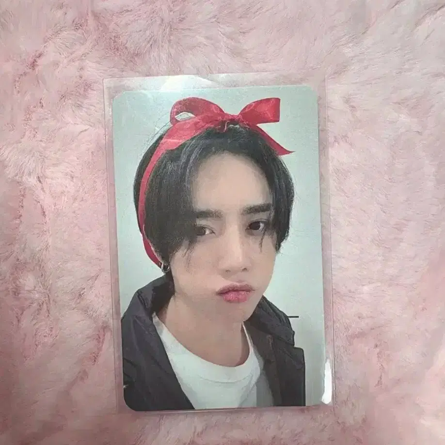 더보이즈 선우 리본 미공포 포카