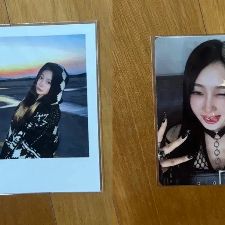 aespa 아마겟돈 팝업 지젤 포카 폴라로이드