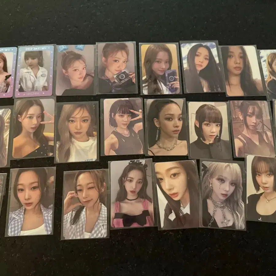 에스파 포토카드 양도 카리나 윈터 지젤 닝닝 포카 럭드 미공포 8