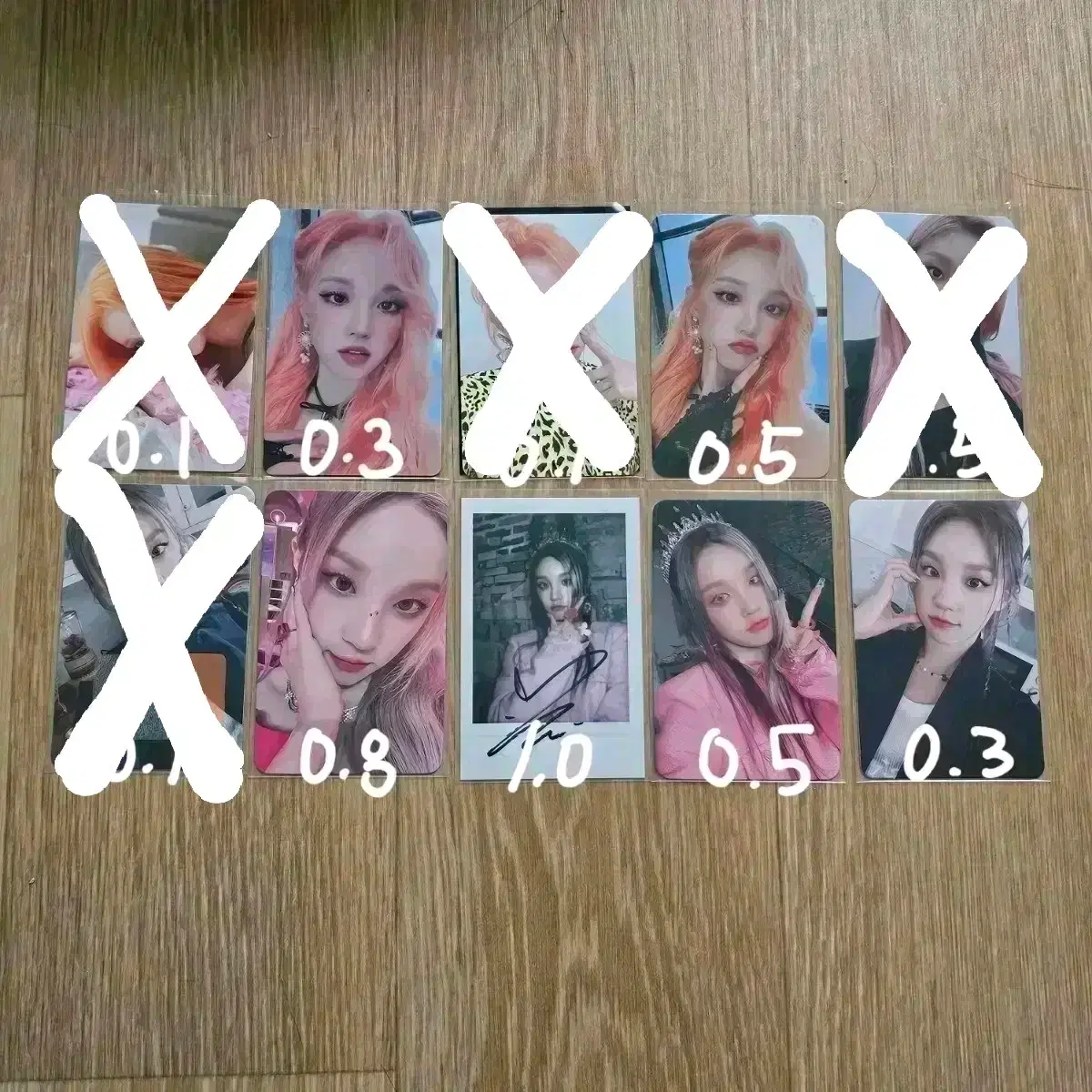 네고O)아이들 우기 톰보이 누드 퀸카 포카 미공포 특전 양도 1