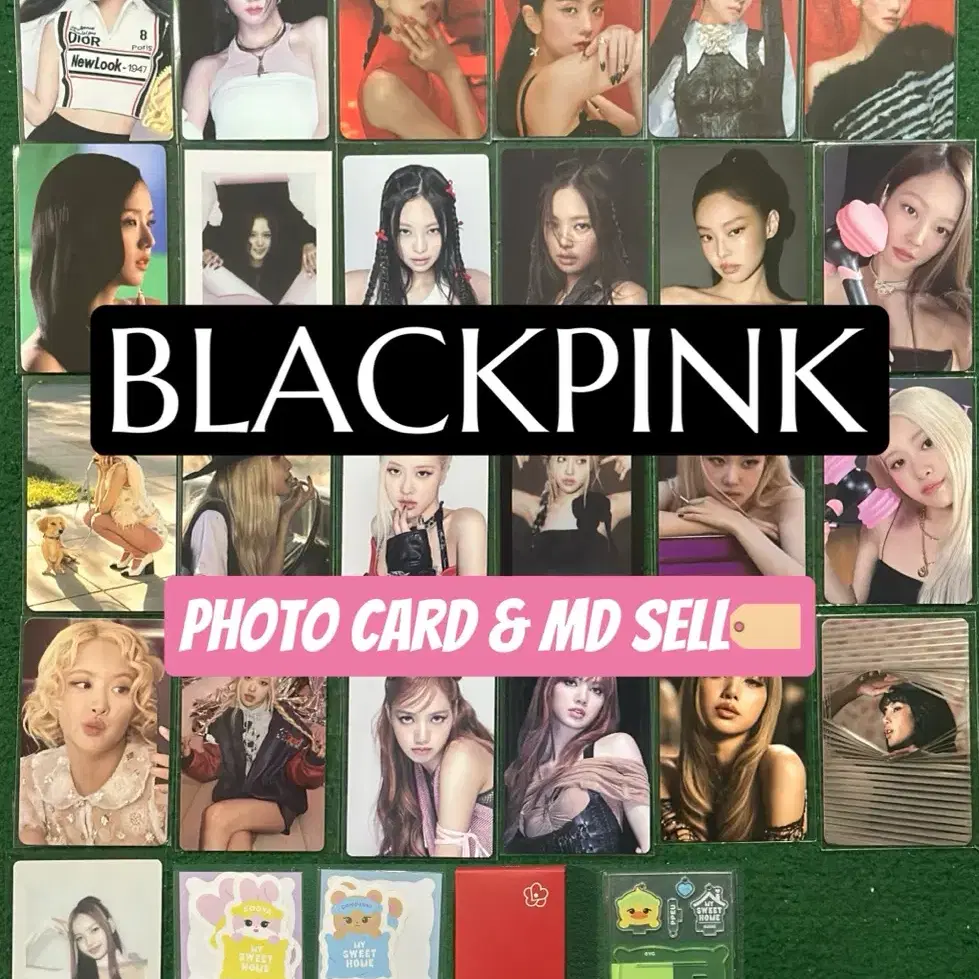 블랙핑크 지수제니로제리사 콘서트 멤버십 응원봉 MD특전한정 포카 양도 1