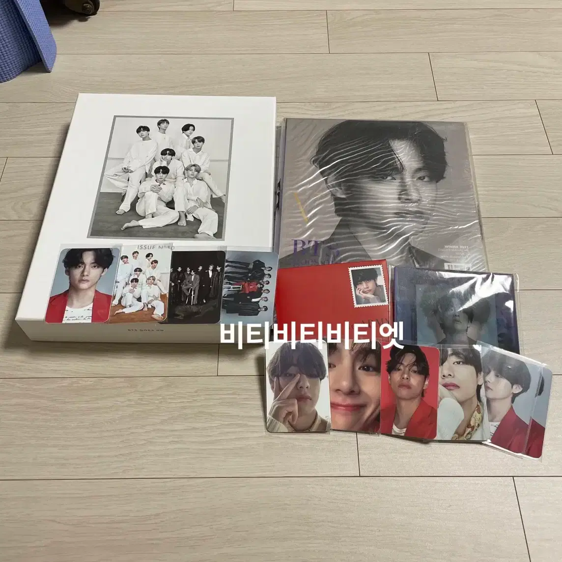방탄소년단 bts 디아이콘 단체 + 태형 뷔 포토북 dicon 포카 포함 1